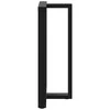 Baro stalo kojos, T formos, 2 vnt., juodos, 60x35x(100-101) cm, plienas