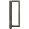 Baro stalo kojos, T formos, 2 vnt., juodos, 50x35x(90-91) cm, plienas