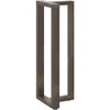 Baro stalo kojos, T formos, 2 vnt., juodos, 50x35x(110-111) cm, plienas