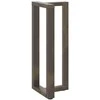 Baro stalo kojos, T formos, 2 vnt., juodos, 40x35x(100-101) cm, plienas