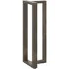Baro stalo kojos, T formos, 2 vnt., juodos, 40x35x(110-111) cm, plienas