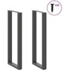 Kavos staliuko kojelės, U formos, 2 vnt., 40x(110-111) cm