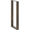 Baro stalo kojos, U formos, 2 vnt., natūralus plienas, 40x(100-101) cm, plienas