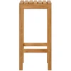 Baro taburetė 4 pcs Natūrali 35 x 35 x 75 cm Kieto teka medžio