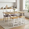Baro taburetė EKAI 2 pcs Balta 40 x 29 x 45,5 cm