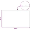 Saulės baseino uždangalas itin storas 300 x 200 cm, 400 μm