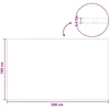 Saulės baseino uždangalas itin storas 260 x 160 cm 400 μm