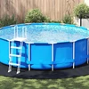 Baseino dugno plėvelė Ø 500 cm (2 mm) Apvali Juoda
