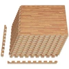 Baseino grindų kilimas 12 pcs Medis 4,32 m² EVA puta