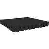Baseino grindų kilimas 40 pcs Juoda 14,4 m² EVA puta