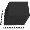 Baseino grindų kilimas 50 pcs Juoda 18 m² EVA puta