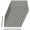 Baseino grindų kilimas 50 pcs Pilka 18 m² EVA puta