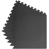 Baseino grindų kilimas 6 pcs Juoda 2,16 ㎡ EVA puta