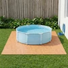 Baseino grindų kilimas 6 pcs Medis 2,16 m² EVA puta