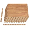 Baseino grindų kilimas 6 pcs Medis 2,16 m² EVA puta
