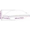 Žiemos baseino pagalvė Mėlyna 460 x 230 x 160 cm PVC