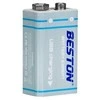 Bestonhkindustry Hismart Baterija 9V (krona), įkraunama su USB-C lizdu, 1000mAh, Li-Ion