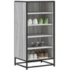 batų lentyna pilka Sonoma 48x38x97,5 cm inžinierinė mediena