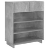 Batų spintelė 73 x 38 x 87,5 cm Apdirbta mediena Betono pilka