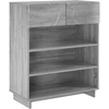 Batų spintelė 73 x 38 x 87,5 cm Apdirbta mediena Pilka Sonoma
