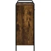 Batu skrynia 76 x 36,5 x 93 cm Apdirbta mediena Dūminio ąžuolo