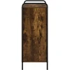 Batu skrynia 76 x 36,5 x 93 cm Apdirbta mediena Dūminio ąžuolo