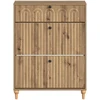 Batu skrynia ALKMAAR 78 x 24 x 103 cm Apdirbta mediena