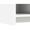 Batu skrynia 85 x 39,5 x 70 cm Apdirbta mediena Balta