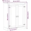 Batu skrynia Balta 86 x 38,5 x 108 cm Kietos pušies mediena