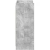 Batu skrynia Betono pilka 48 x 36 x 92 cm Apdirbta mediena