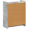 Batu skrynia Betono pilka 73,5 x 36 x 92 cm Apdirbta mediena