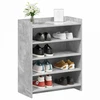 Batu skrynia Betono pilka 73,5 x 36 x 92 cm Apdirbta mediena