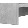 Batu skrynia Betono pilka 73,5 x 36 x 92 cm Apdirbta mediena