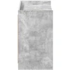 Batu skrynia Betono pilka 85 x 39,5 x 70 cm Apdirbta mediena