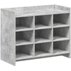 Batu skrynia Betono pilka 85 x 39,5 x 70 cm Apdirbta mediena