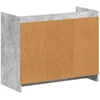 Batu skrynia Betono pilka 85 x 39,5 x 70 cm Apdirbta mediena