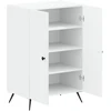 Batu skrynia BREDA 59,5 x 39,5 x 90 cm Apdirbta mediena Balta