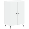 Batu skrynia BREDA 59,5 x 39,5 x 90 cm Apdirbta mediena Balta