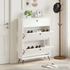 Batu skrynia BREDA 78 x 24 x 103 cm Apdirbta mediena Balta