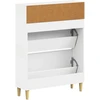 Batu skrynia DELFT 78 x 24 x 103 cm Apdirbta mediena Balta