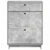 Batu skrynia EDE 78 x 24 x 103 cm Apdirbta mediena Betono pilka
