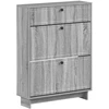 Batu skrynia EDE 78 x 24 x 103 cm Apdirbta mediena Pilka Sonoma
