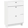Batu skrynia EDE 78 x 24 x 103 cm Apdirbta mediena Balta