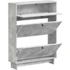Batu skrynia EDE 78 x 24 x 103 cm Apdirbta mediena Betono pilka