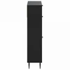 Batu skrynia HAARLEM 78 x 24 x 103 cm Apdirbta mediena Juoda