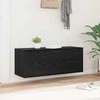 Batu skrynia 100 x 35 x 38 cm Apdirbta mediena Juodojo ąžuolo