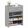 Batu skrynia Pilka Sonoma 73,5 x 36 x 92 cm Apdirbta mediena