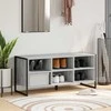 Batu skrynia Pilkas Sonoma 100 x 35 x 44 cm Apdirbta mediena