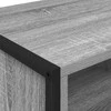 Batu skrynia 100 x 35 x 44 cm Apdirbta mediena Pilkas Sonoma