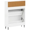 Batu skrynia ZWOLLE 78 x 24 x 103 cm Apdirbta mediena Balta